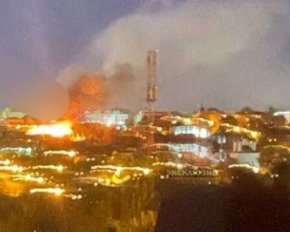 БпЛА атакували черговий НПЗ в Калузькій області: на заводі потужна пожежа