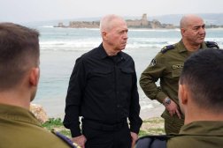 اسرائیلی وزیر دفاع یوو گیلنٹ (ڈی پی اے)