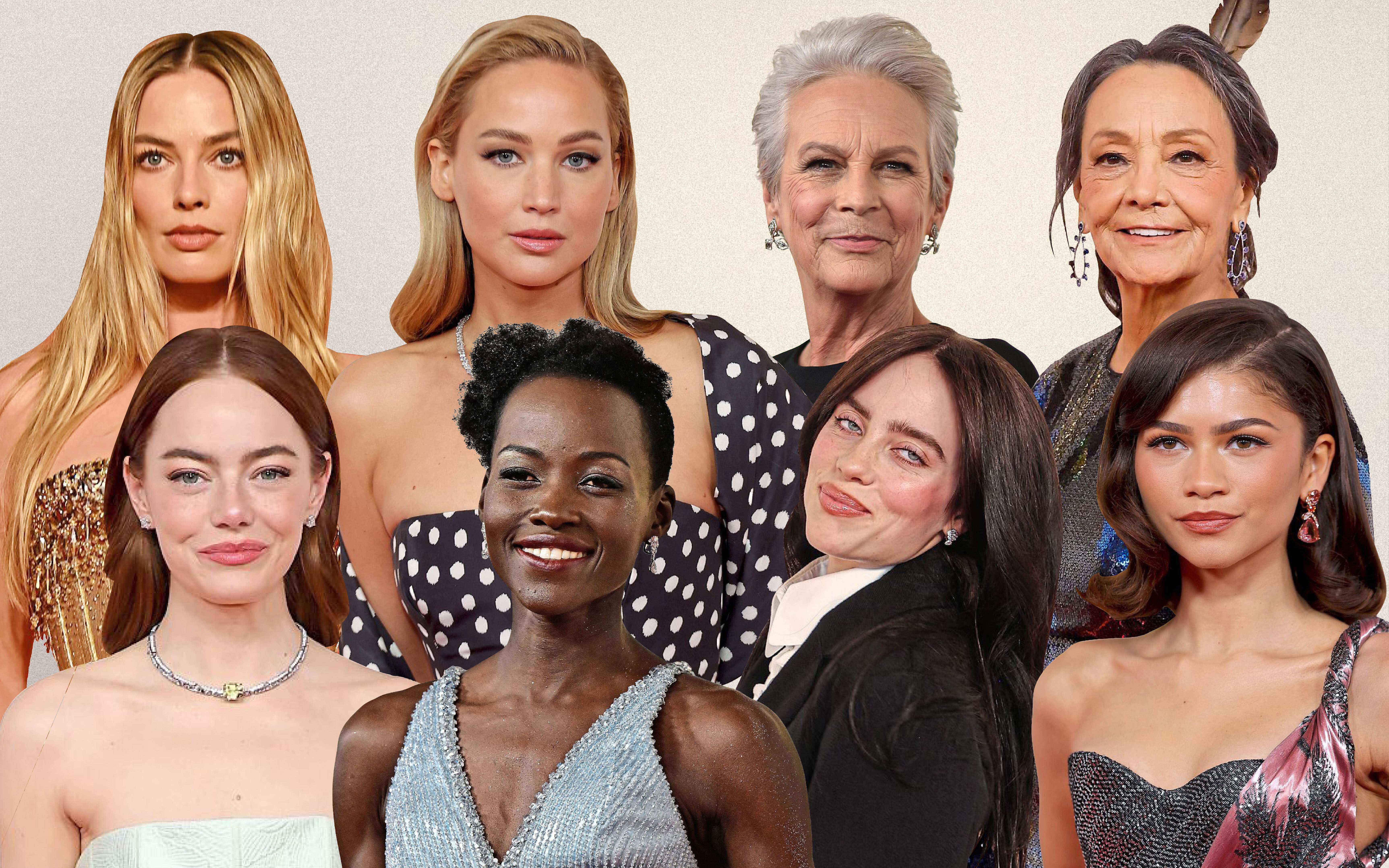 The biggest Oscars beauty trends — from mob wife hair to body glitter