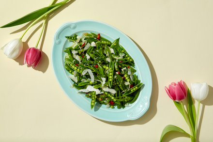 Sugar Snap Pea Salad With Calabrian Pepper and Fennel