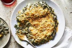 Image for Slow Cooker Creamy Kale With Fontina and Bread Crumbs