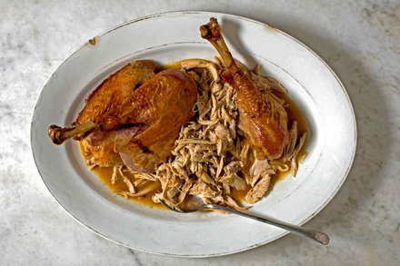 Pulled Turkey With Jus