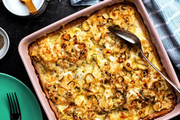 Image for Cauliflower Gratin With Leeks and White Cheddar