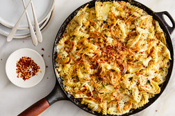 Image for Baked Artichoke Pasta With Creamy Goat Cheese