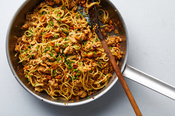 Image for Spicy Sesame Noodles With Chicken and Peanuts