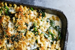 Image for Baked Alfredo Pasta With Broccoli Rabe and Lemon
