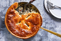 Image for Creamed Greens Potpie
