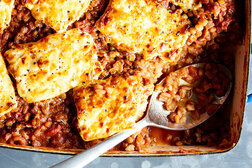 Image for Baked Farro With Lentils, Tomato and Feta