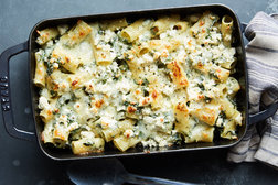 Image for Baked Spanakopita Pasta With Greens and Feta