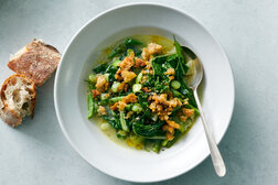 Image for Greens and Beans With Toasted Crumbs