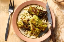 Image for Cabbage Rolls With Walnuts and Sour Cream