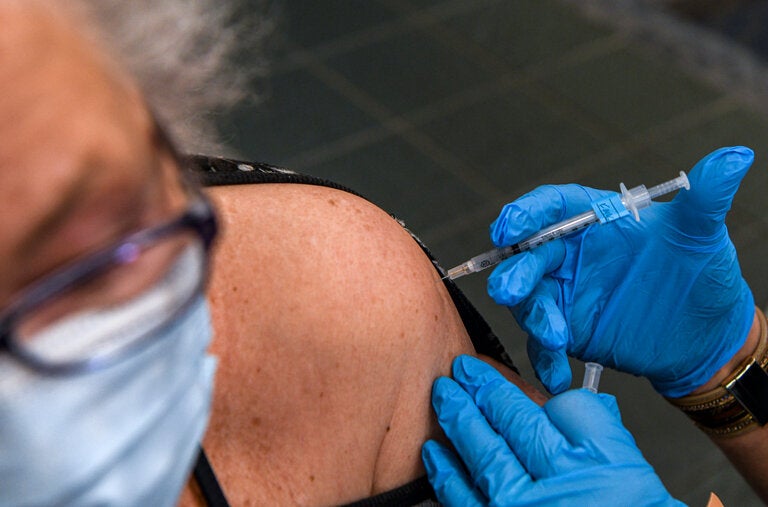 The C.D.C. said only about 43 percent of adults 65 and older had received their first booster shot.