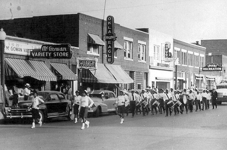 A rebuilt Greenwood Avenue in the decades following the Tulsa Massacre showed how the area was able to bounce back.