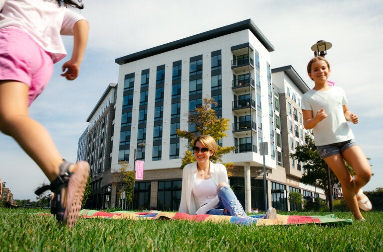 Her less expensive apartment at the Laureate allows Iryna Skidan to invest in her education and her daughters’.