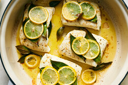 Image for Roasted Halibut With Cumin, Lemon and Bay