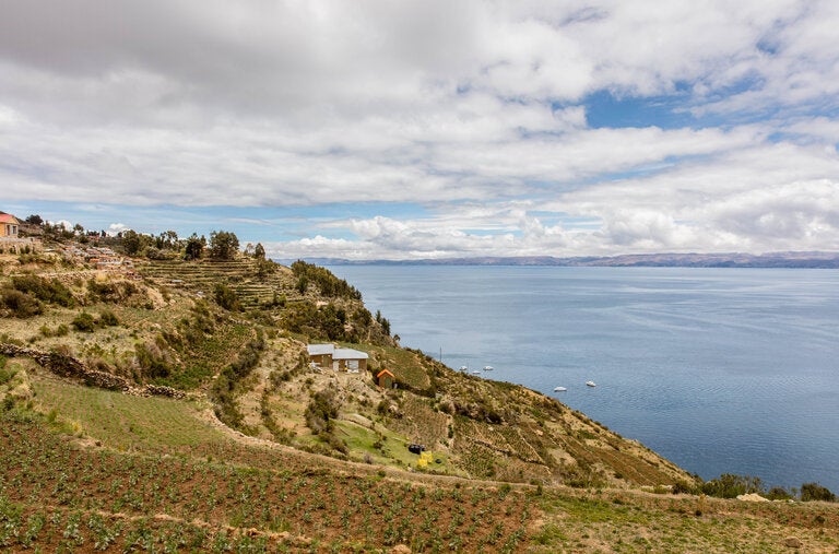 The Island of the Sun in Bolivia’s Lake Titicaca, a pilgrimage site since before the Inca Empire.