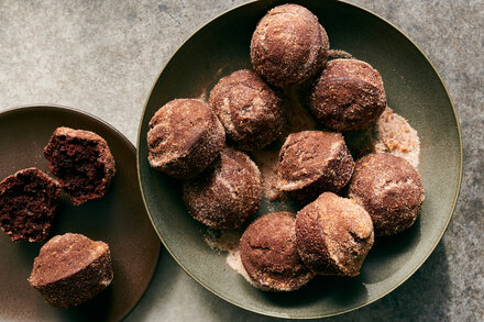 Chocolate Doughnut Muffins