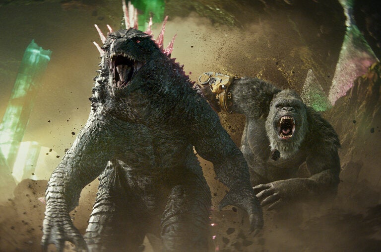 The two main attractions in “Godzilla x Kong: The New Empire.”