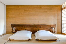 A guest room at the Shinmonzen hotel in Kyoto’s Gion district.