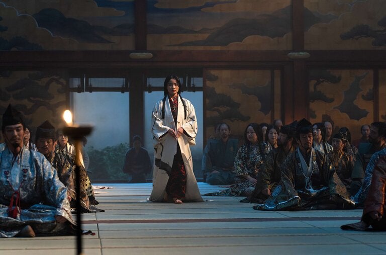 Mariko (Anna Sawai) declares her intention to leave Osaka, with Lord Toranaga’s consorts and infant son in tow.