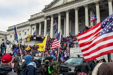 Protesters at the Capitol on Jan. 6, 2021. The question for the Supreme Court is whether a law prompted by white-collar fraud applies to the obstruction of the congressional proceeding during the riot that day.