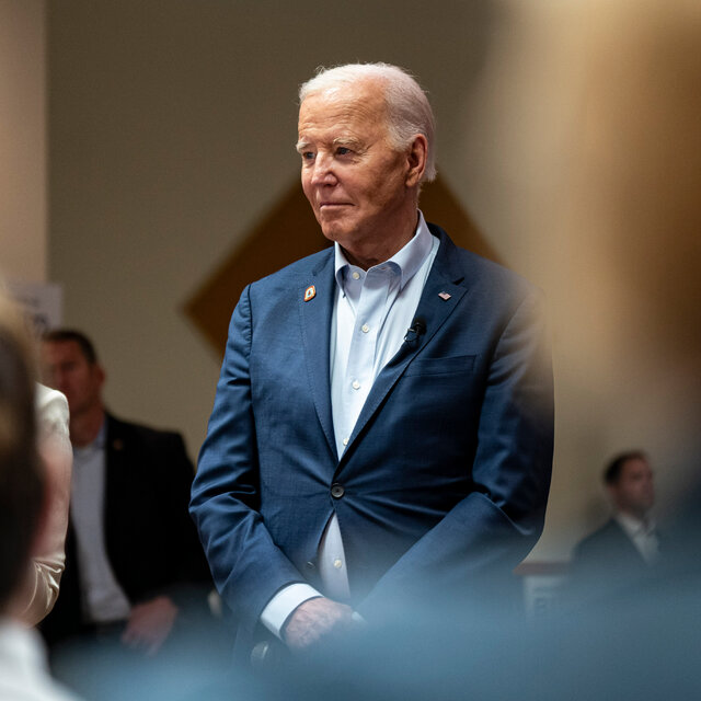 President Biden during an event in Scranton, Pa. 