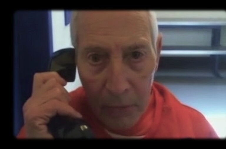 Robert Durst, as seen in prison footage in “The Jinx — Part Two.”