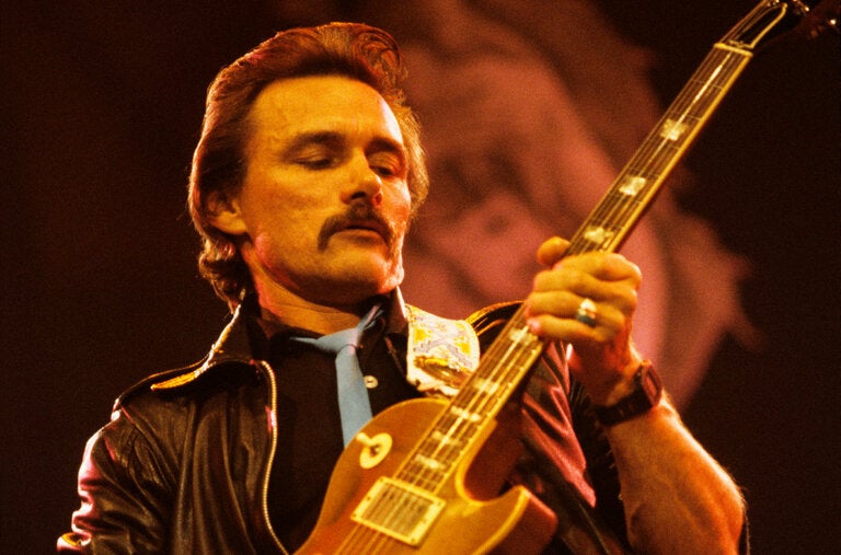Dickey Betts of the Allman Brothers Band in performance at the Capitol Theater in Passaic, N.J., in 1984. He helped make music that came to define Southern rock.
