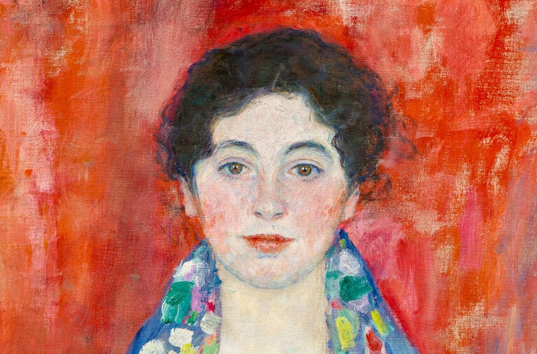 “Portrait of Fräulein Lieser” by Gustav Klimt.