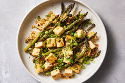 Image for Miso-Chile Asparagus With Tofu