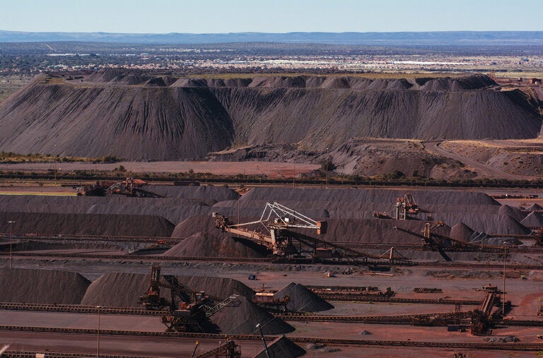 An Anglo American mine in South Africa, in 2018. BHP’s bid would require Anglo to split off its platinum and iron ore units in the country.