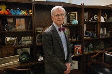 Representative Earl Blumenauer in his office in the Longworth House Office Building on Capitol Hill this month.