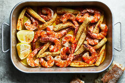 Image for Creole Broiled Shrimp and Baby Corn