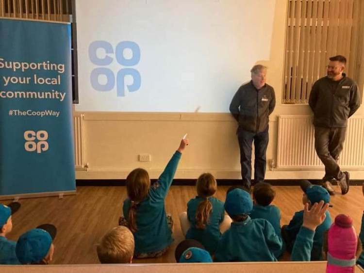 Local Co-op Member Pioneer, Ben Wye (left), has been talking about the importance of Fairtrade in Crewe schools (Nub News).