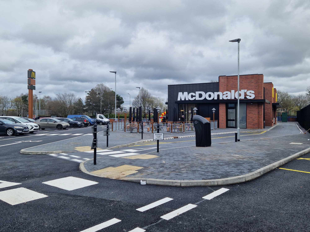 McDonald's launched on The Market Shopping Centre Car Park, at 11am on Wednesday 27 March (Ryan Parker).