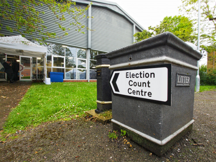 The London Election counts for the South West took place in St Mary’s University, Twickenham (credit: Oliver Monk).