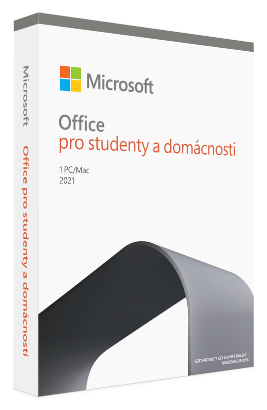 Microsoft Office 2021 pro domácnosti a studenty obsahuje klasické aplikace Office a e-mail pro rodiny a studenty, kteří si je chtějí nainstalovat na jeden Mac.
