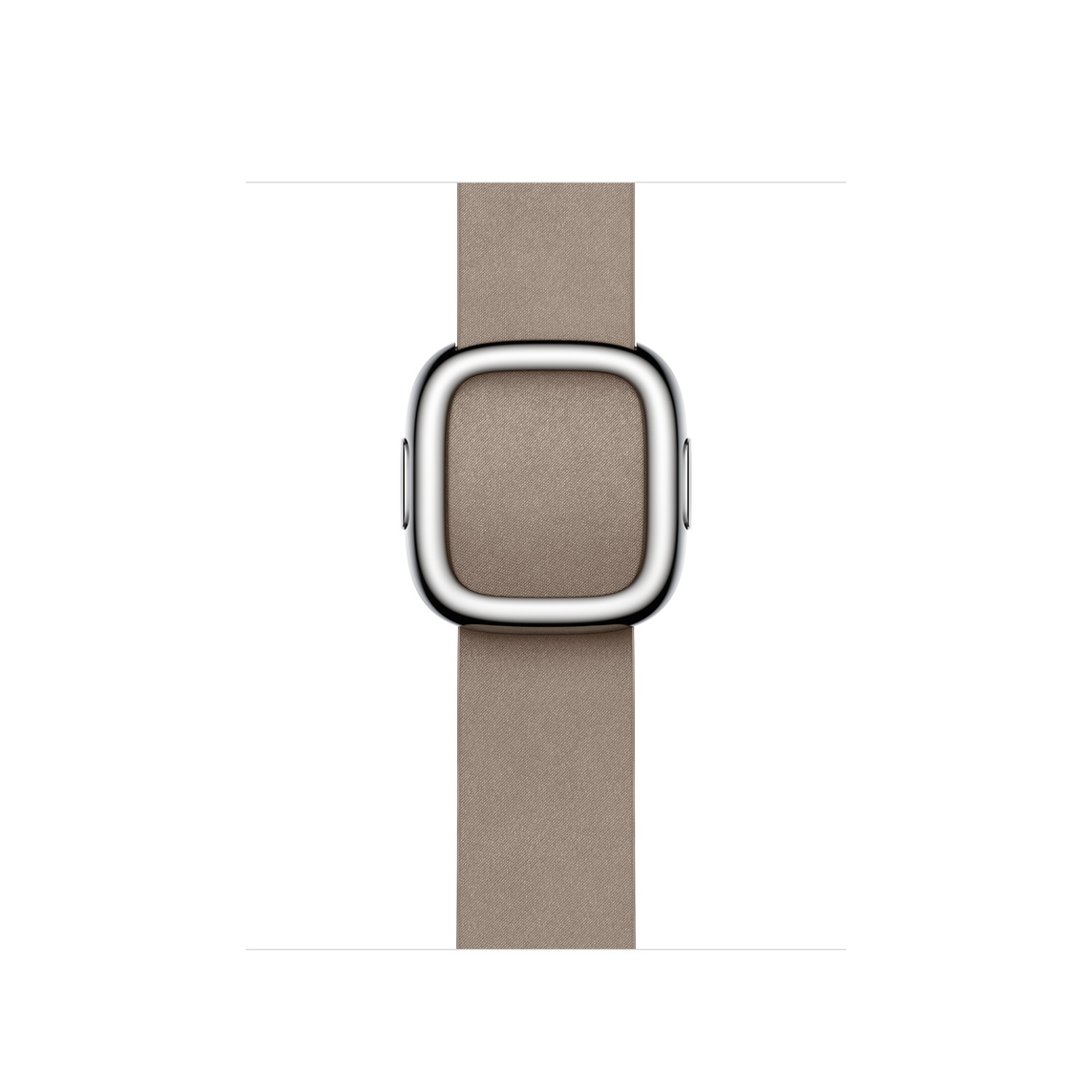 Tan Modern Buckle strap, with magnetic stainless steel buckle