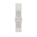 Pure Platinum (white) Nike Sport Band, smooth fluoroelastomer with perforations for breathability and pin-and-tuck closure 