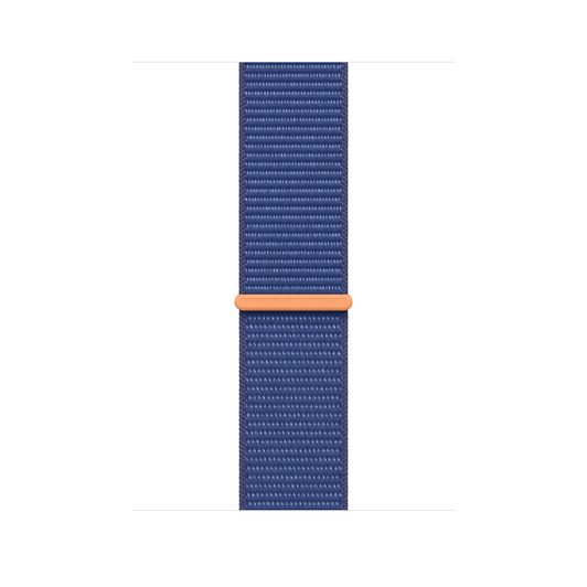 Sport Loop Armband Ozeanblau, blaues gewebtes Nylon mit Klettverschluss