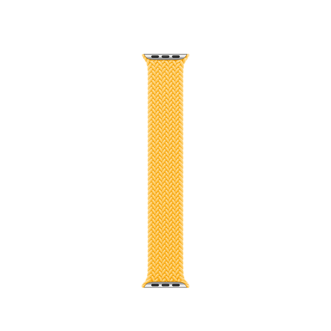 Sunshine Braided Solo Loop band, woven polyester and silicone threads with no clasps or buckles