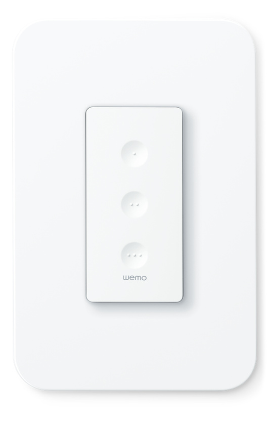 The Belkin Wemo Stage Scene Controller connects to the Apple Home app to create and manage up to six scenes for lighting and more.