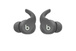 Écouteurs Beats Fit Pro entièrement sans fil gauche et droit avec leurs embouts en silicone souple.