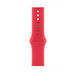 (PRODUCT)Red Sport Band, smooth fluoroelastomer with pin-and-tuck closure