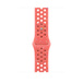 Magic Ember (orange) Nike Sport Band, smooth fluoroelastomer with perforations for breathability and pin-and-tuck closure