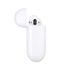 Profile view of AirPods (2nd generation) in an open Charging Case.