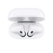 Top view of AirPods (2nd generation) in an open Charging Case, fully charged.