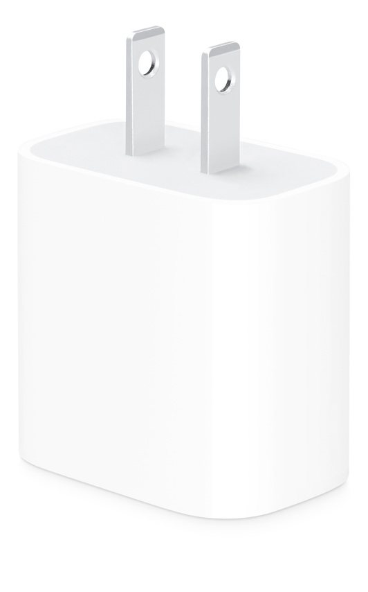 The Apple 20 watt USB‑C Power Adapter (with Type A plug) offers fast, efficient charging at home, in the office, or on the go.