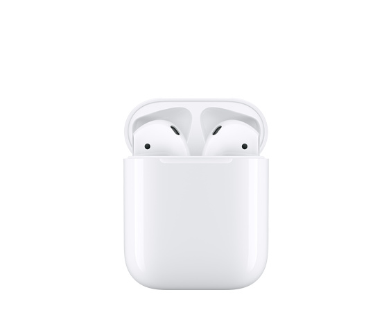 Customisable AirPods 2nd generation case with personalised text and cute or funny animated emojis.