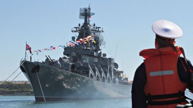 'Moskva' the ill-fated Russian cruiser